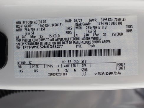 Used 2022 Ford F150 XLT w/ Equipment Group 301A Mid image 24