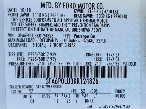 Used 2019 Ford Fusion SE image 42