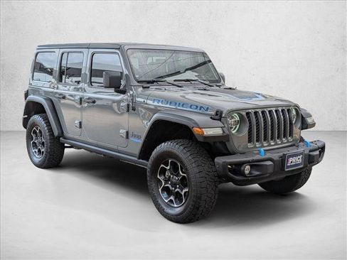 Used 2022 Jeep Wrangler Unlimited Rubicon 4xe w/ Steel Bumper Group image 3