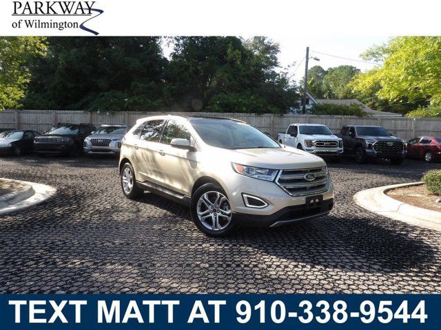 Used 2018 Ford Edge Titanium w/ Ford Safe & Smart Package FWD image 1