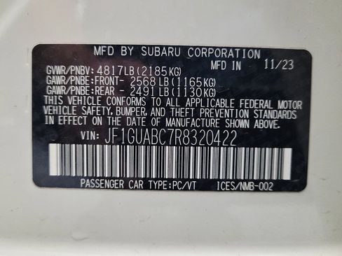 Used 2024 Subaru Impreza 2.0i AWD/4WD image 33