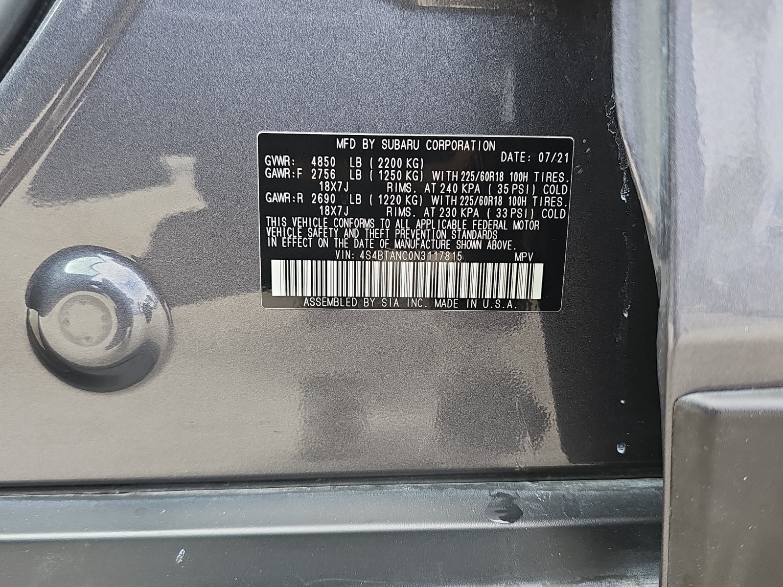 Used 2022 Subaru Outback Limited AWD/4WD image 11