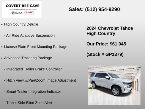 Used 2024 Chevrolet Tahoe High Country RWD image 37