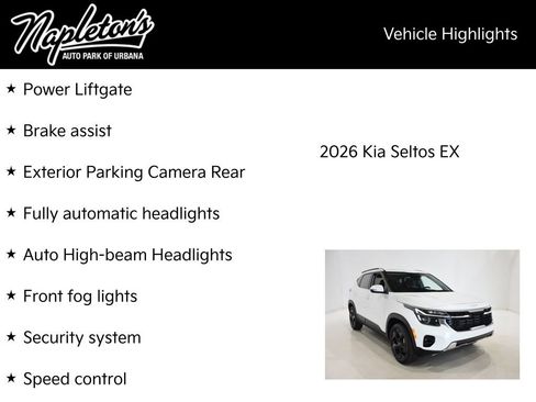 New 2026 Kia Seltos EX w/ EX Sunroof Package image 16