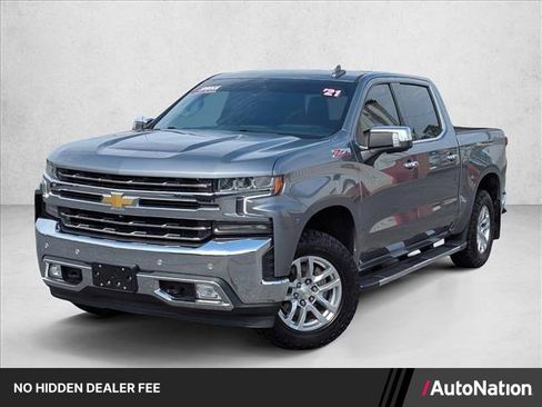 Used 2021 Chevrolet Silverado 1500 LTZ w/ Technology Package AWD/4WD image 1