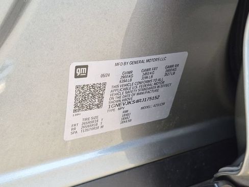 Used 2024 Chevrolet Traverse Z71 w/ LPO, Floor Liner Package AWD/4WD image 37