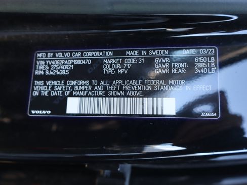 Used 2023 Volvo XC90 B6 Ultimate w/ Protection Package Premier image 45