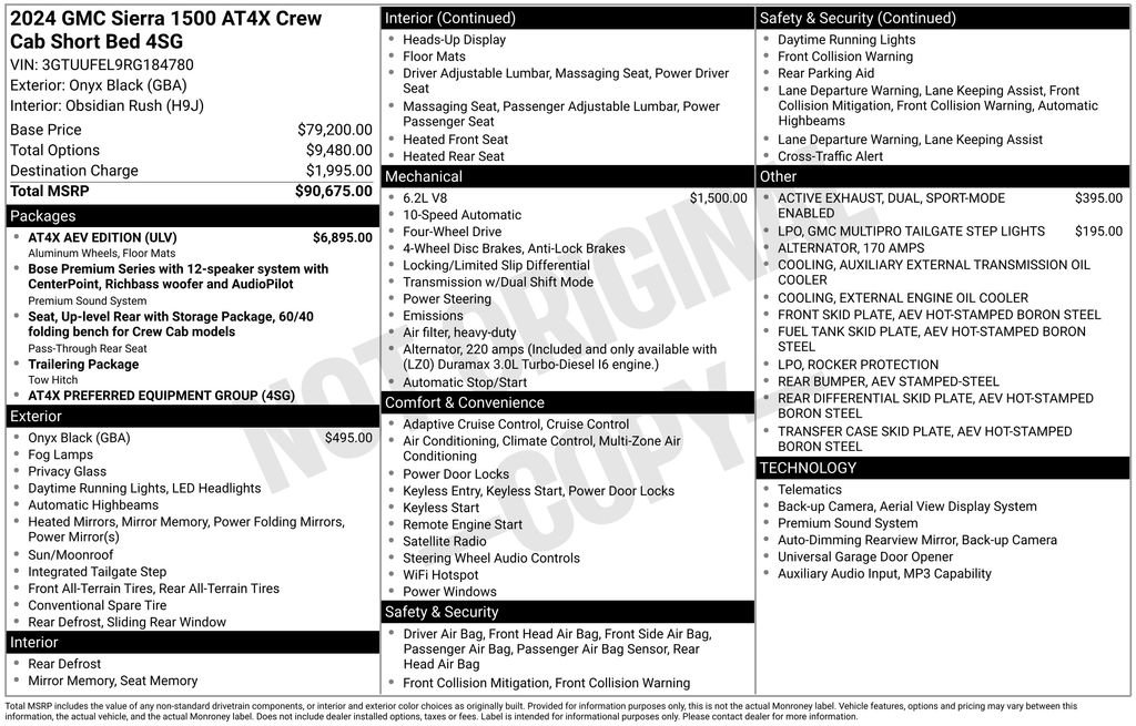 Used 2024 GMC Sierra 1500 AT4X w/ AT4X AEV Edition AWD/4WD image 6