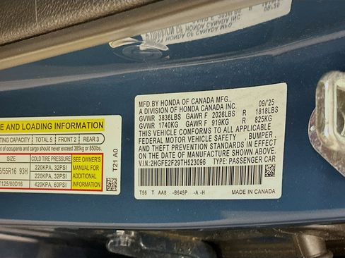 Used 2026 Honda Civic LX image 12