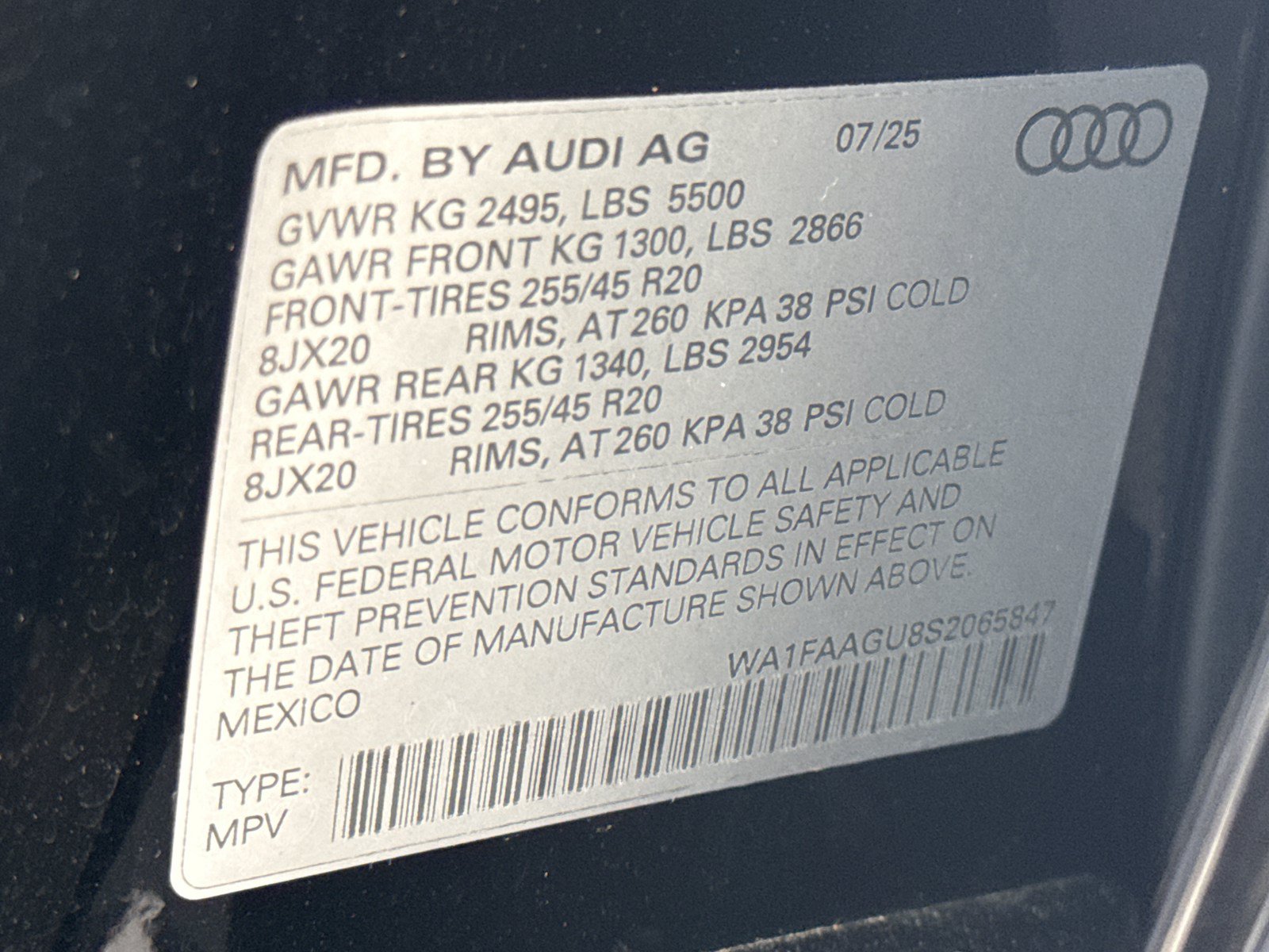 Used 2025 Audi Q5 Prestige w/ 20" Wheel Package AWD/4WD image 55