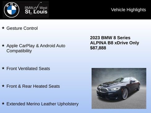Used 2023 BMW ALPINA B8 xDrive Gran Coupe AWD/4WD image 16