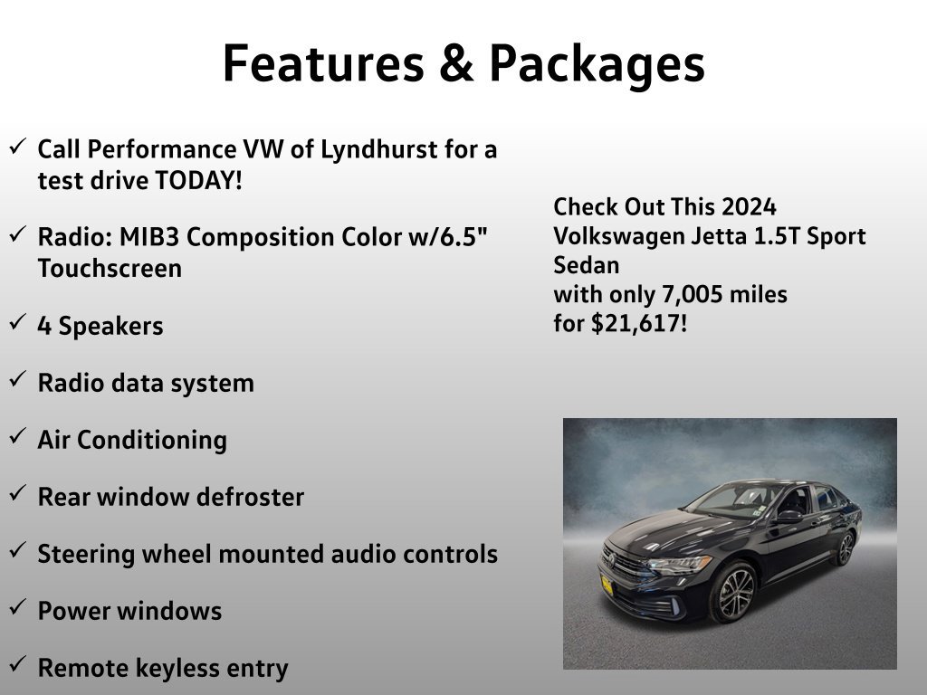 Used 2024 Volkswagen Jetta Sport FWD image 4