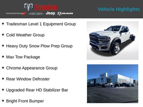 New 2026 RAM 5500 Tradesman w/ Chrome Appearance Group AWD/4WD image 2