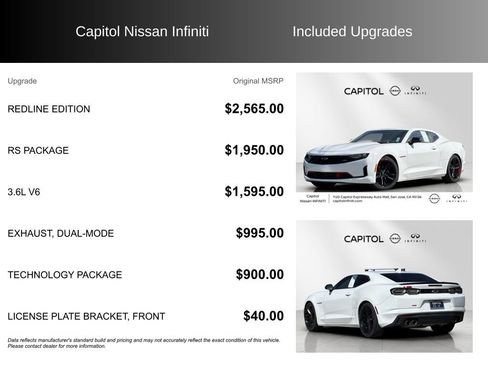 Used 2021 Chevrolet Camaro LT w/ Redline Edition image 8