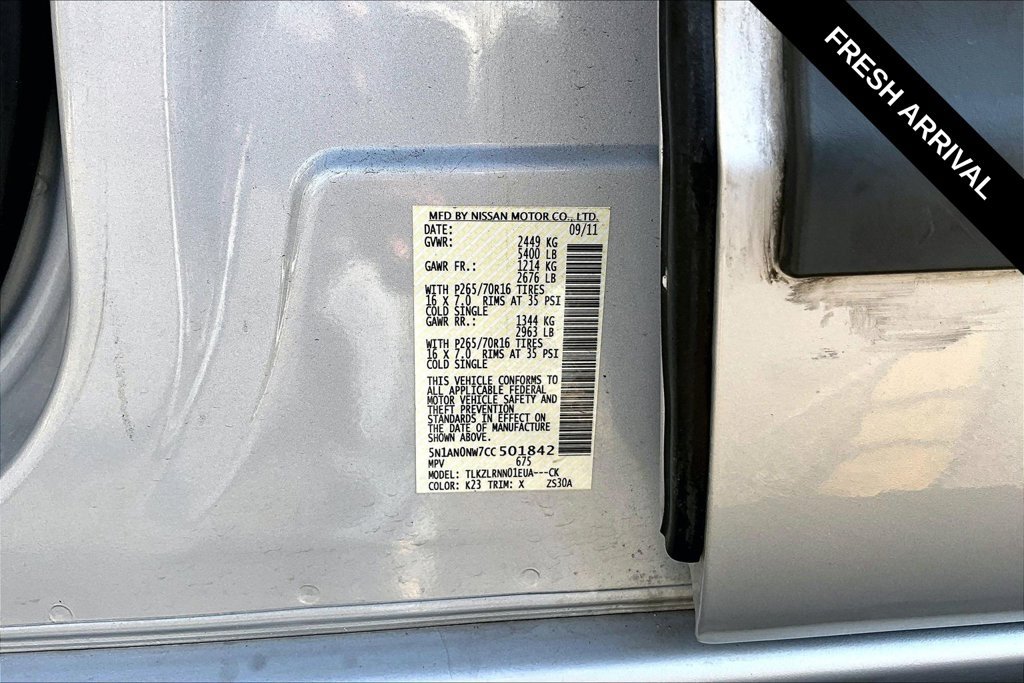 Used 2012 Nissan Xterra S AWD/4WD image 17
