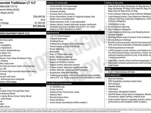 Used 2025 Chevrolet TrailBlazer LT AWD/4WD image 6