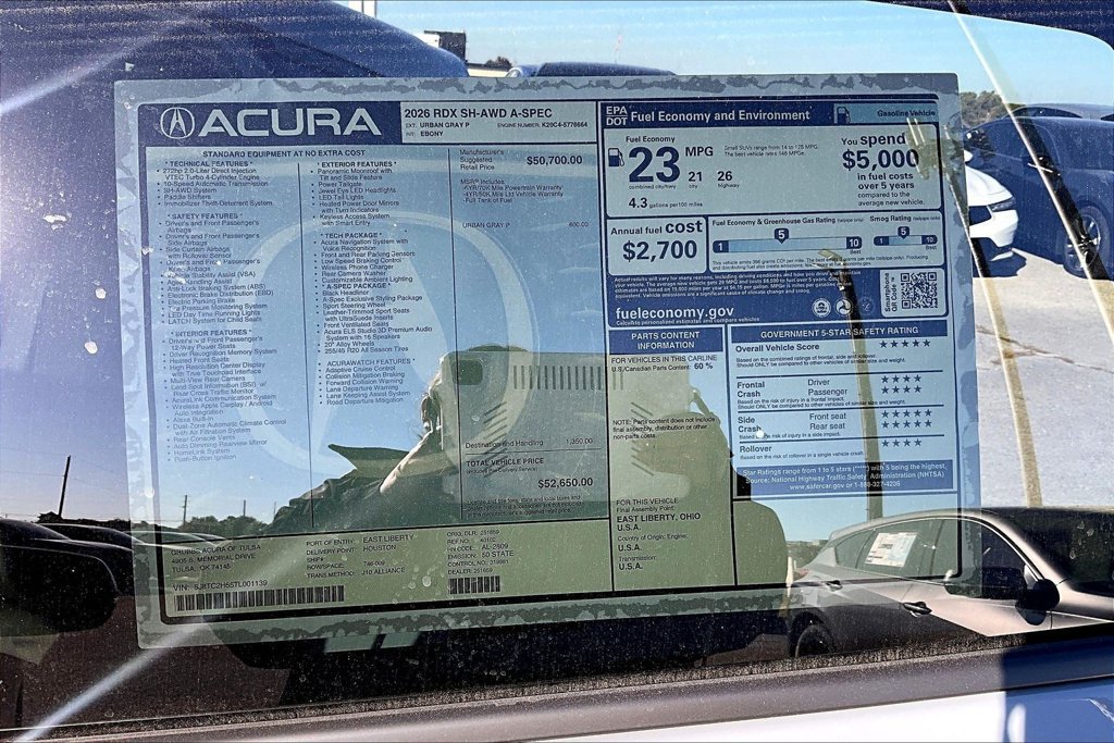 New 2026 Acura RDX w/ Advance Package AWD/4WD image 43