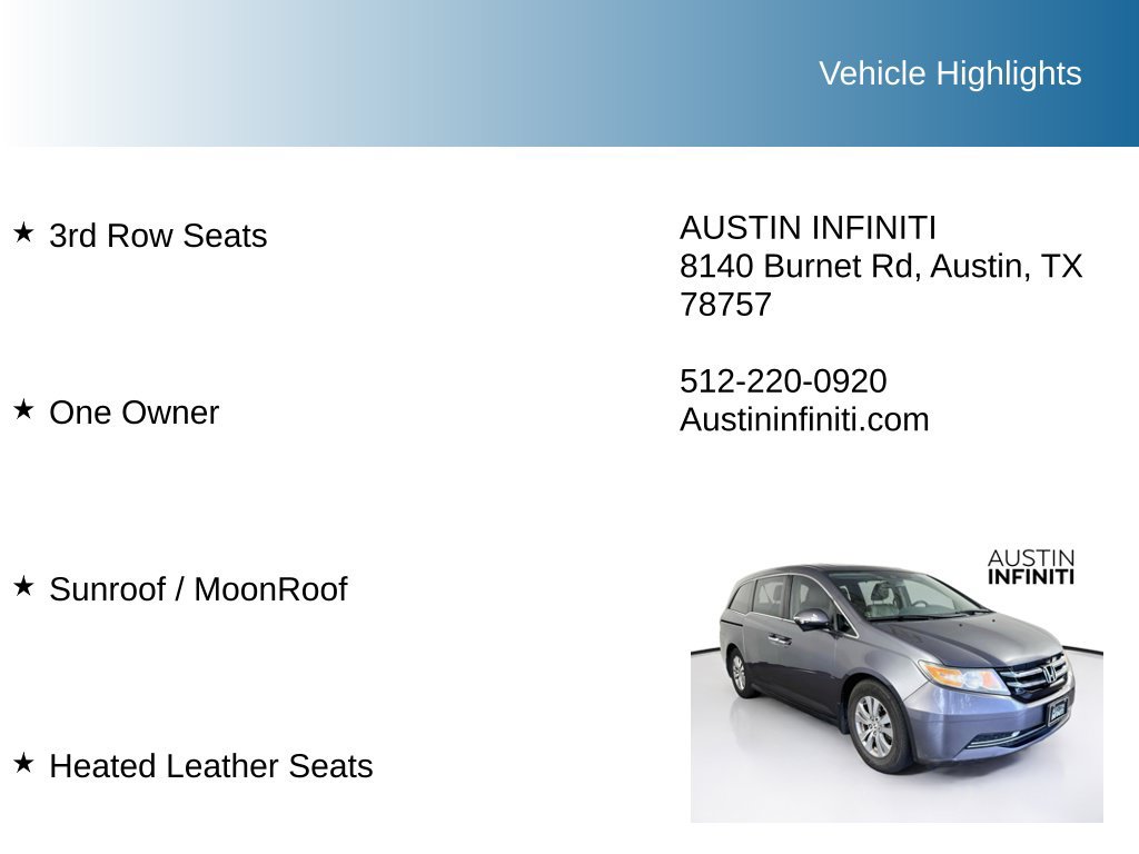 Used 2014 Honda Odyssey EX-L image 9