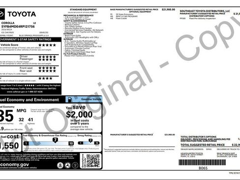 Used 2024 Toyota Corolla LE FWD image 12