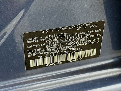 Used 2021 Subaru Crosstrek 2.0i Premium w/ Moonroof Package AWD/4WD image 12