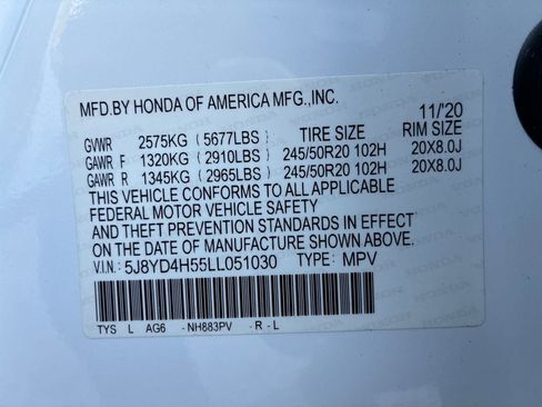 Used 2020 Acura MDX SH-AWD w/ Technology Package image 24