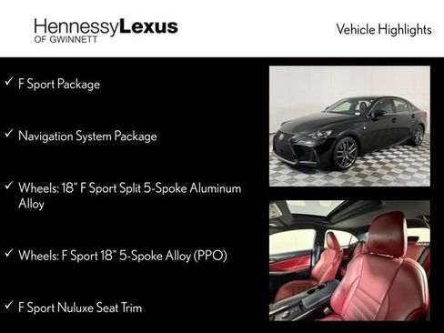 Used 2017 Lexus IS 200t F Sport w/ F Sport Package image 11