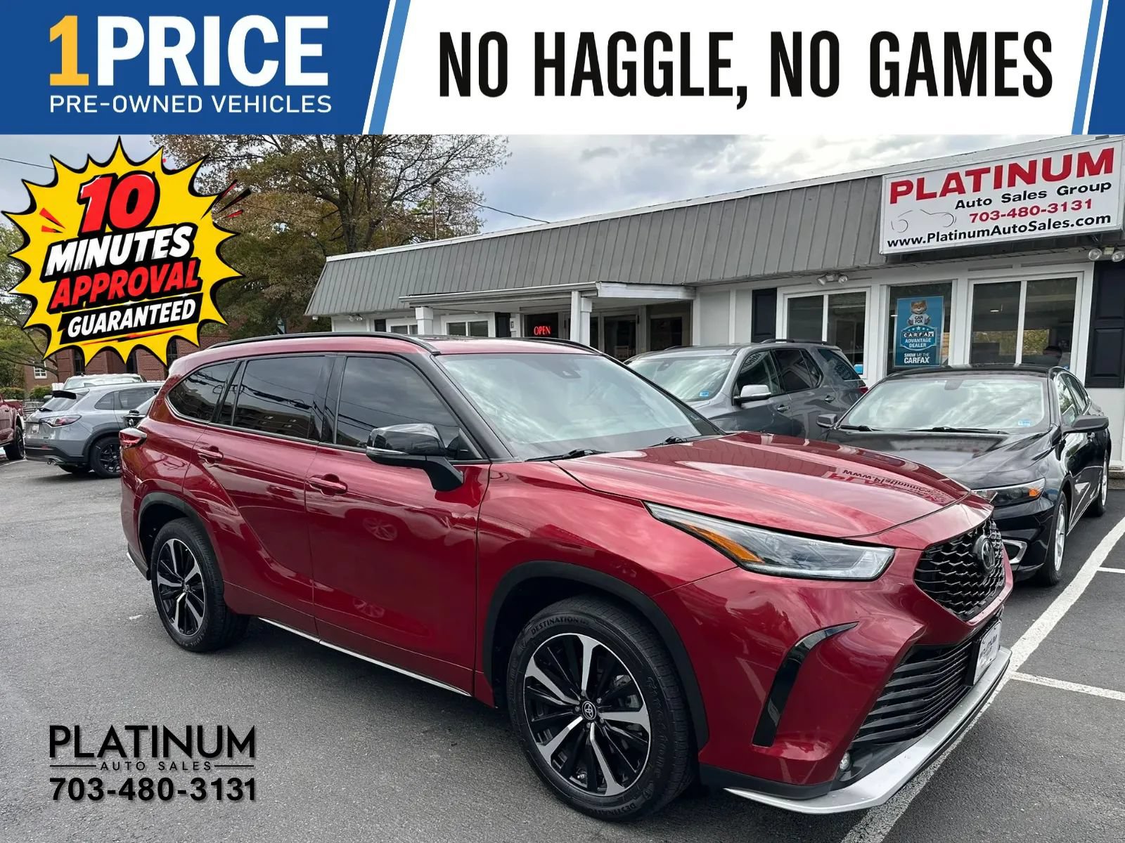 Used 2022 Toyota Highlander XSE AWD/4WD image 1