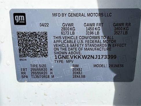 Used 2022 Chevrolet Traverse Premier AWD/4WD image 35
