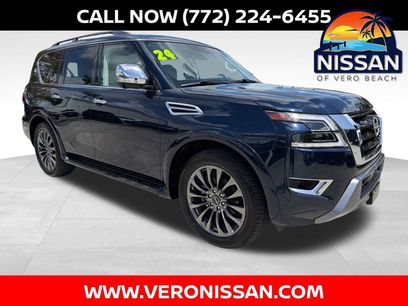 Certified 2024 Nissan Armada Platinum w/ Captain's Chairs Package