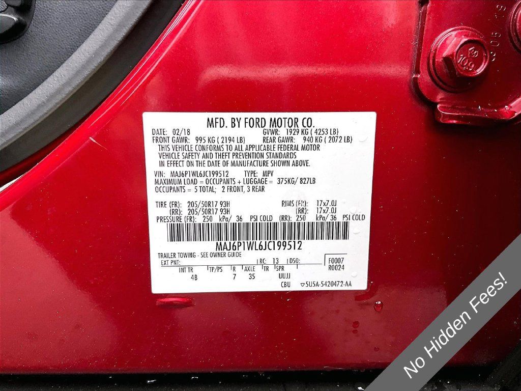 Used 2018 Ford EcoSport Titanium AWD/4WD image 26