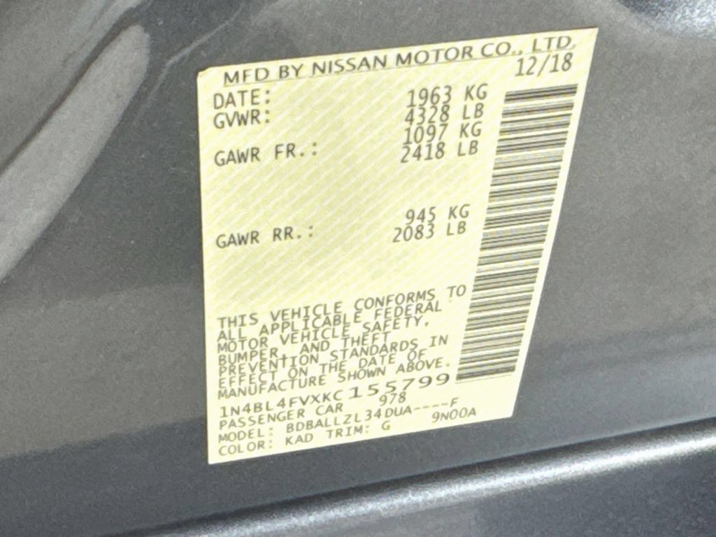Used 2019 Nissan Altima 2.5 Platinum FWD image 35