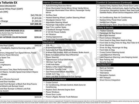 Certified 2024 Kia Telluride EX w/ EX Captain's Chair Package AWD/4WD image 10
