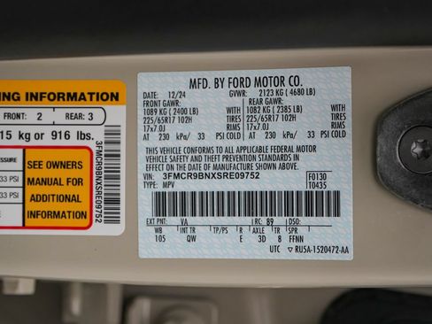 Certified 2025 Ford Bronco Sport Big Bend w/ Convenience Package AWD/4WD image 29