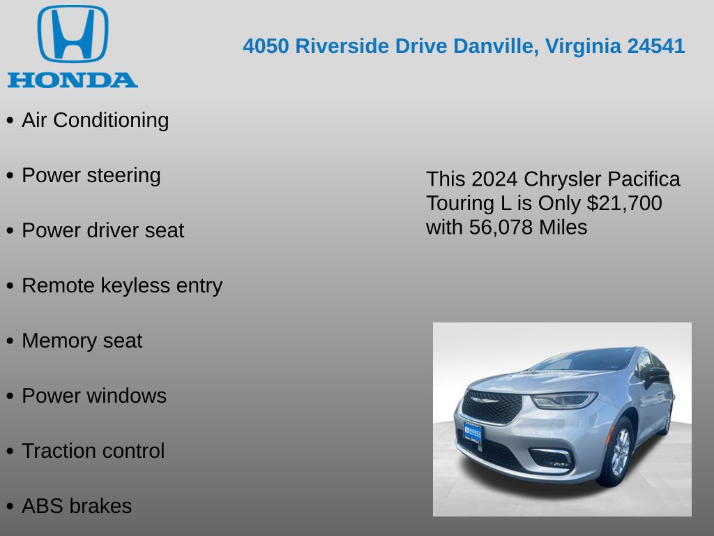 Used 2024 Chrysler Pacifica Touring-L FWD image 17