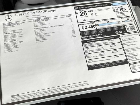 New 2025 Mercedes-Benz GLC 300 4MATIC image 17