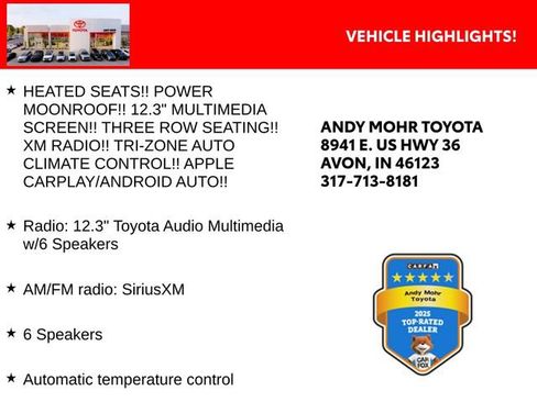 Used 2023 Toyota Highlander XLE AWD/4WD image 2