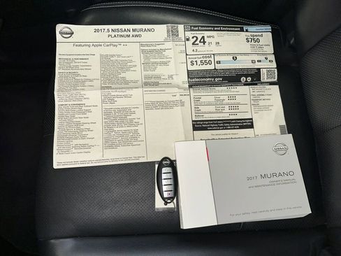 Used 2017 Nissan Murano Platinum w/ Platinum Technology Package image 16