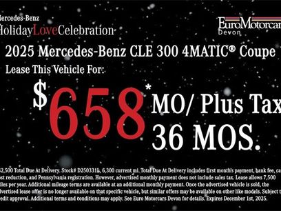 Used 2025 Mercedes-Benz CLE 300 4MATIC Coupe