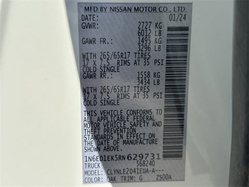 Used 2024 Nissan Frontier SL w/ Technology Package image 41