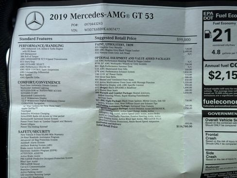 Used 2019 Mercedes-Benz AMG GT 53 w/ Driver Assistance Package image 31