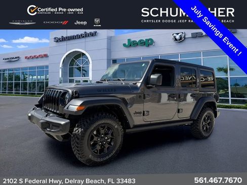 Used 2022 Jeep Wrangler Unlimited Sport AWD/4WD image 3