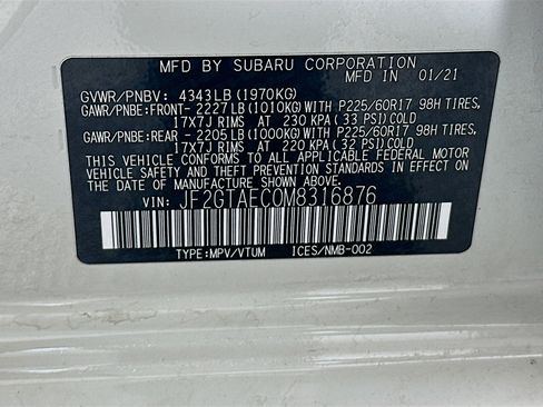 Used 2021 Subaru Crosstrek 2.0i Premium w/ Moonroof Package image 12