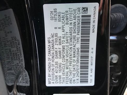 Certified 2024 Honda Civic EX image 15