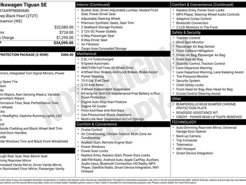Used 2023 Volkswagen Tiguan SE image 3