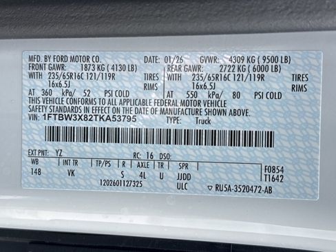 New 2026 Ford Transit 350 148 High Roof Extended image 33