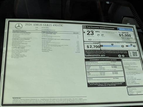 New 2026 Mercedes-Benz GLB 35 AMG 4MATIC image 21