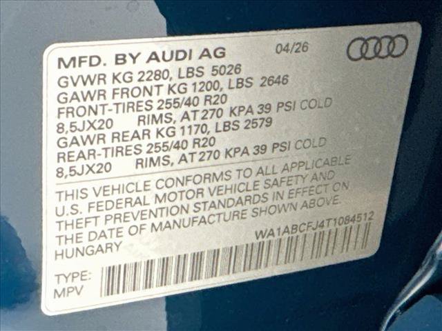 New 2026 Audi Q3 quattro 2.0T AWD/4WD image 30