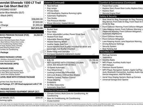 Used 2024 Chevrolet Silverado 1500 LT Trail Boss w/ LT Trail Boss Premium Package AWD/4WD image 4
