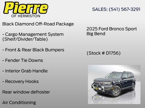New 2025 Ford Bronco Sport Big Bend AWD/4WD image 12
