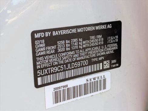 Used 2018 BMW X3 xDrive30i image 26